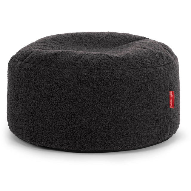 Large Round Footstool Replacement Cover - Boucle 01