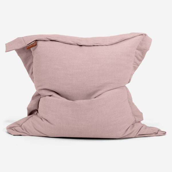 XL Pillow Beanbag - Linen Look Rose 01