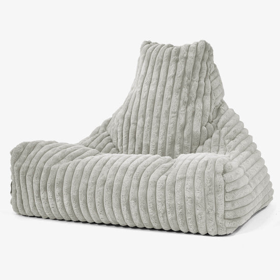 Lounger Beanbag - Ultra Plush Cord Sage Green 01