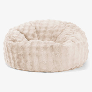 Mammoth Bean Bag Sofa - Bubble Faux Fur Cream