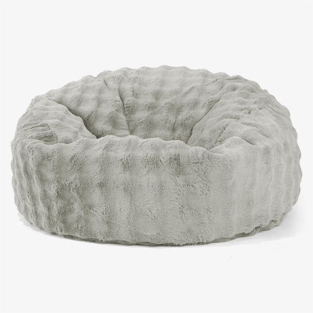 Mammoth Bean Bag Sofa - Bubble Faux Fur Sage Green 01