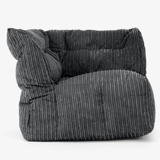 modular-sofa-bean-bag-left-corner-section-cord-black 01