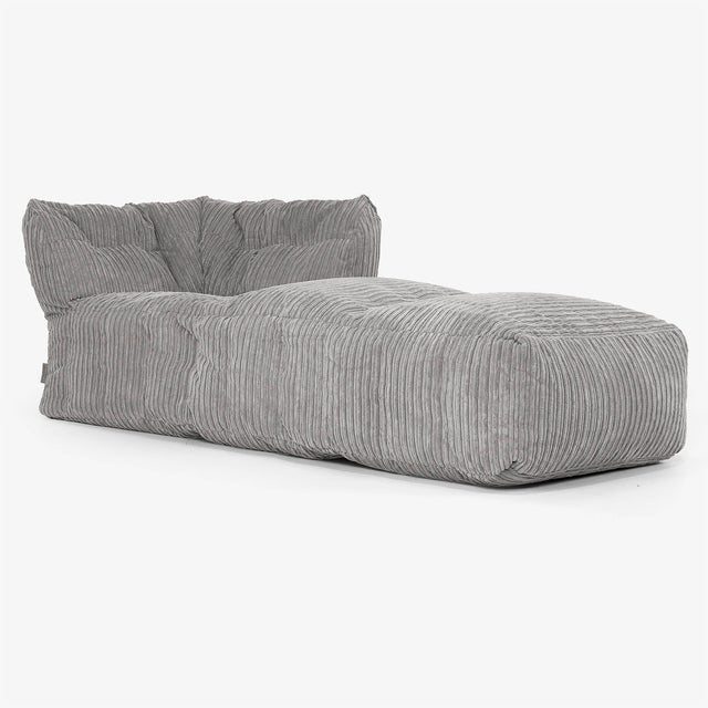 modular-sofa-bean-bag-right-chaise-section-cord-graphite-grey 01