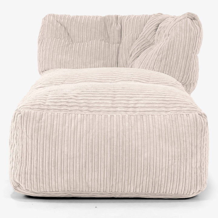 modular-sofa-bean-bag-right-chaise-section-cord-ivory 02