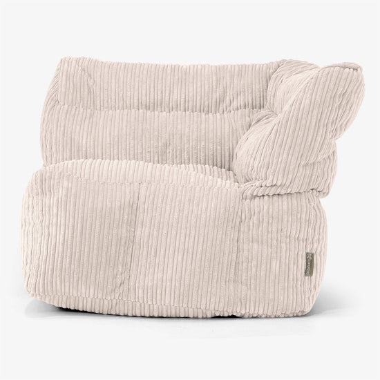 modular-sofa-bean-bag-right-corner-section-cord-ivory 01