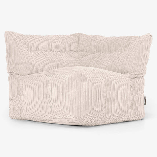 modular-sofa-bean-bag-right-corner-section-cord-ivory 02