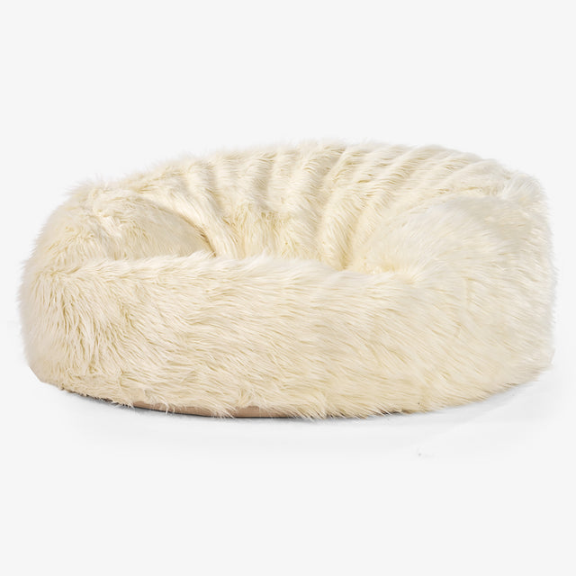 Mammoth Bean Bag Sofa - Mongolian Fur Cream 01