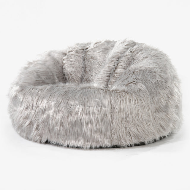 Classic Sofa Bean Bag - Mongolian Fur Grey 01