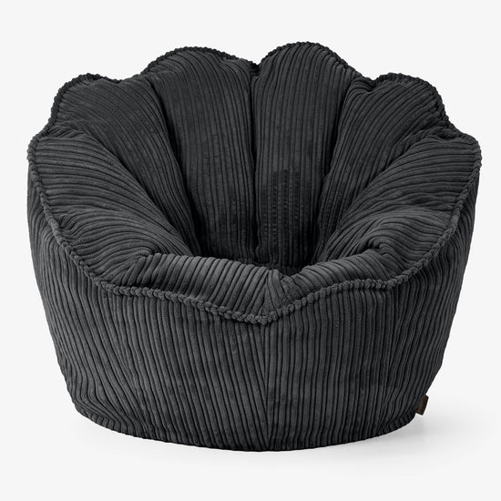Natalia Sacco Bean Bag Chair - Cord Black 01