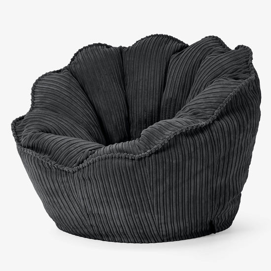 Natalia Sacco Bean Bag Chair - Cord Black 02