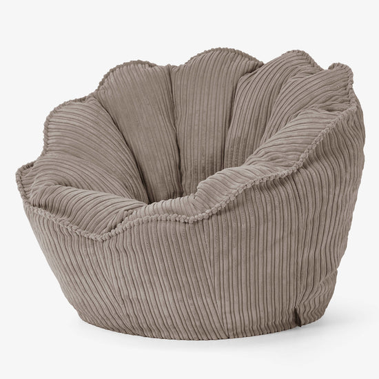 Natalia Sacco Bean Bag Chair - Cord Dovetail Grey 02