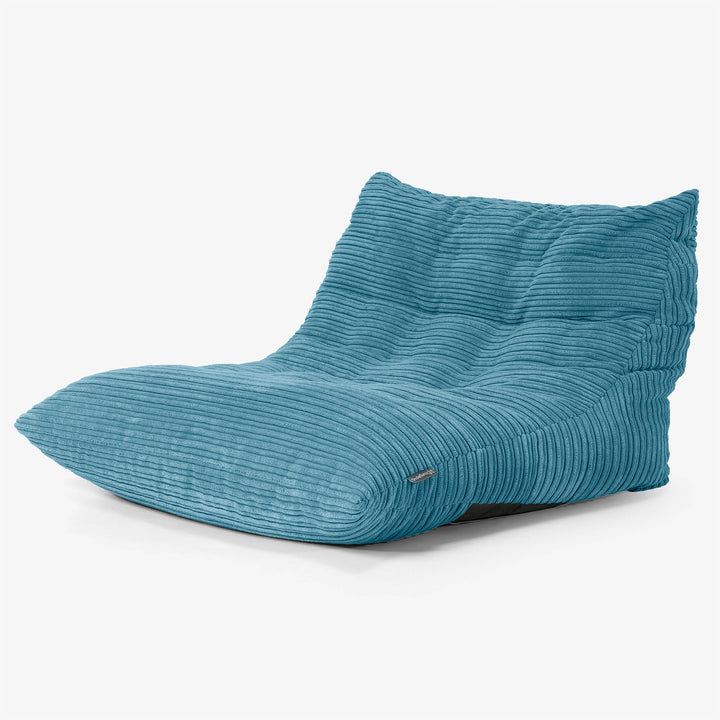 Noah Floor Chair Bean Bag - Cord Aegean 02