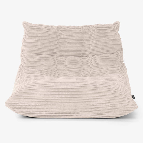 Noah Floor Chair Bean Bag - Cord Ivory 01
