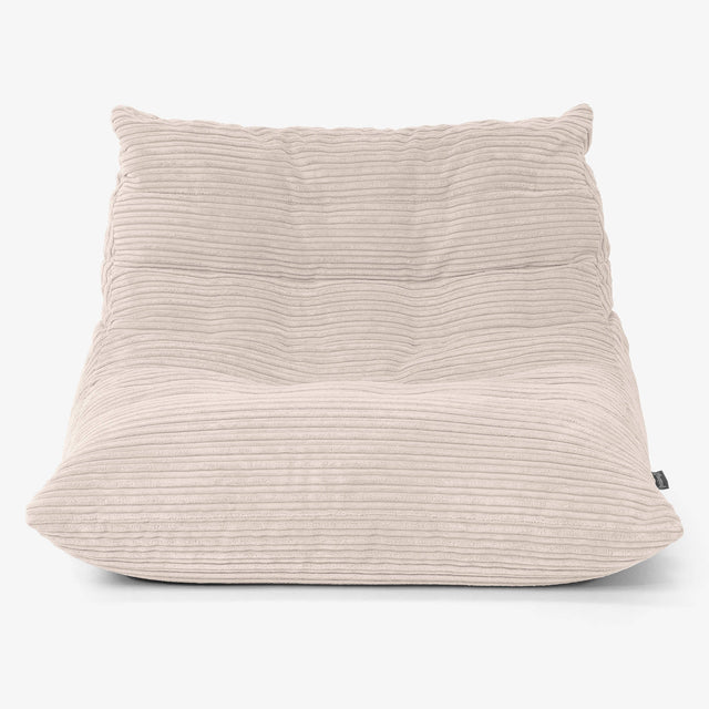 Noah Floor Chair Bean Bag - Cord Ivory 01