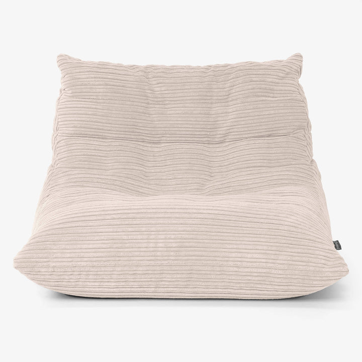 Noah Floor Chair Bean Bag - Cord Ivory 01