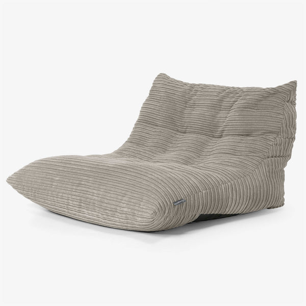Noah Floor Chair Bean Bag - Cord Mink 01