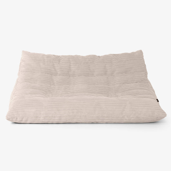 Noah Floor Sofa Bean Bag - Cord Ivory 01