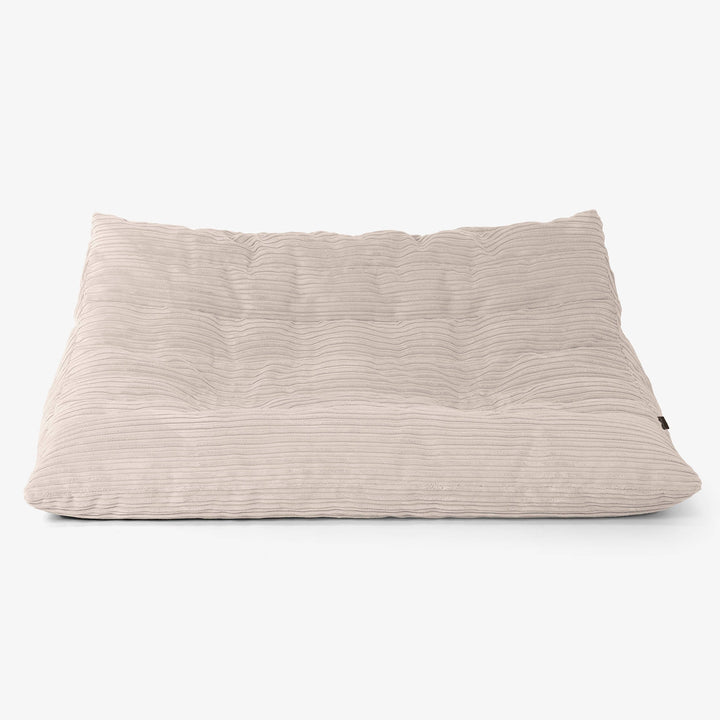 Noah Floor Sofa Bean Bag - Cord Ivory 01