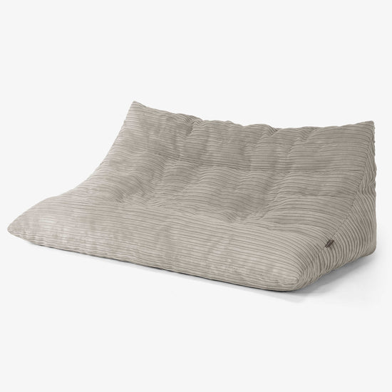 Noah Floor Sofa Bean Bag - Cord Mink 02