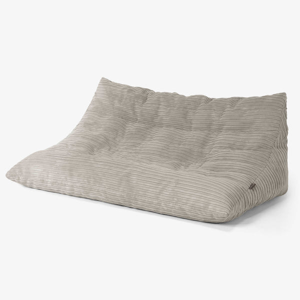 Noah Floor Sofa Bean Bag - Cord Mink 01