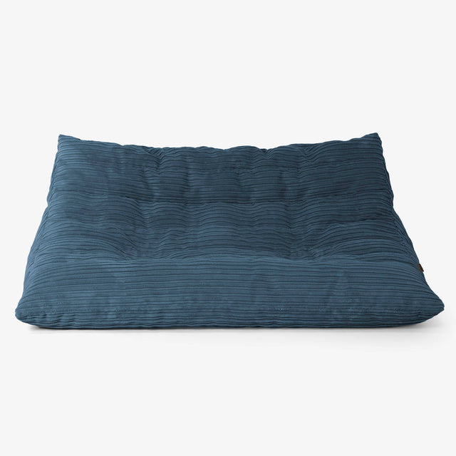 Noah Floor Sofa Bean Bag - Cord Navy 01
