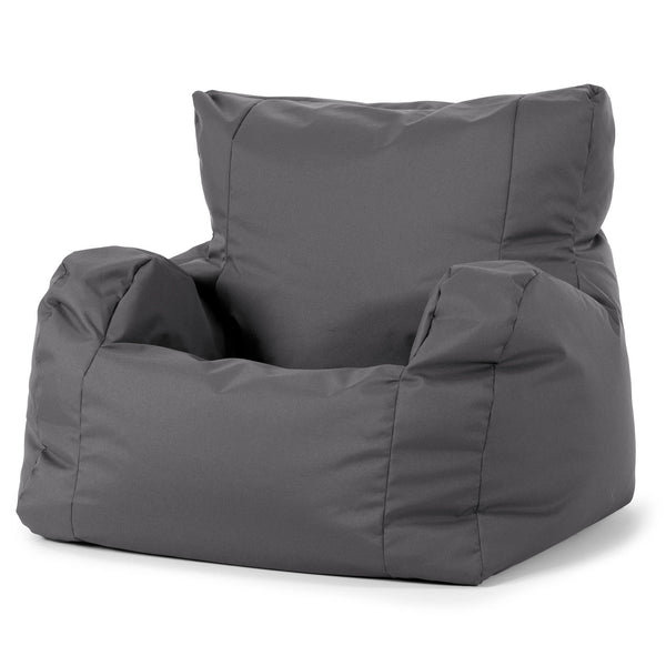Josephine Bean Bag Armchair - Outdoor Easy Care Dark Grey 01