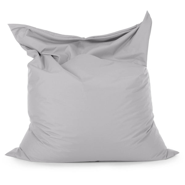 XL Pillow Beanbag - Outdoor Easy Care Silver Grey 01