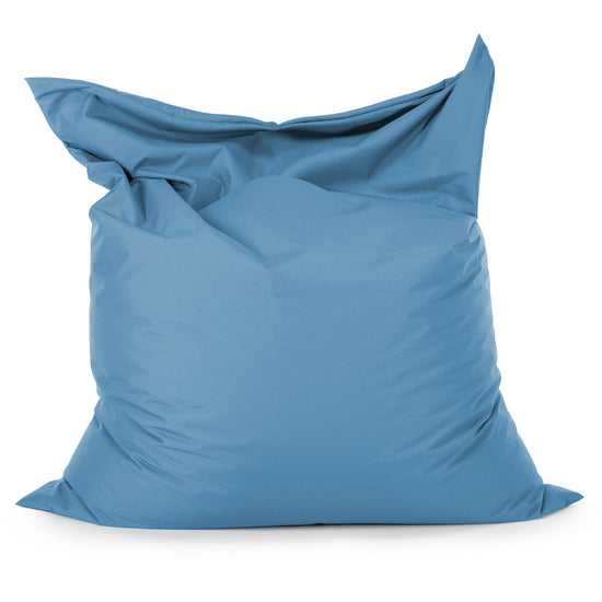XL Pillow Beanbag - Outdoor Easy Care Turquoise Blue 01