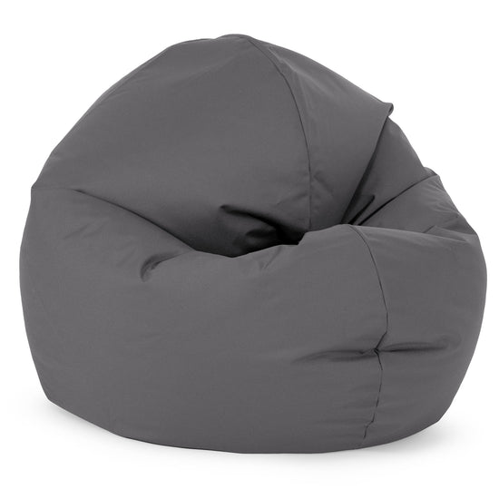 Flexforma Junior Children's Bean Bag Chair 2-14 yr - Outdoor Easy Care Dark Grey 01