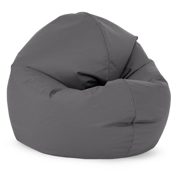 Flexforma Junior Children's Bean Bag Chair 2-14 yr - Outdoor Easy Care Dark Grey 01