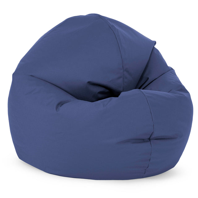 Flexforma Junior Children's Bean Bag Chair 2-14 yr - Outdoor Easy Care Navy Blue 01