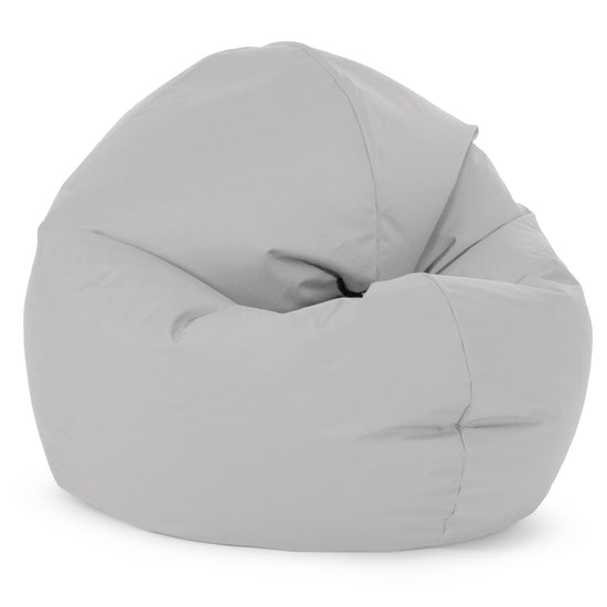 Flexforma Junior Children's Bean Bag Chair 2-14 yr - Outdoor Easy Care Silver Grey 01