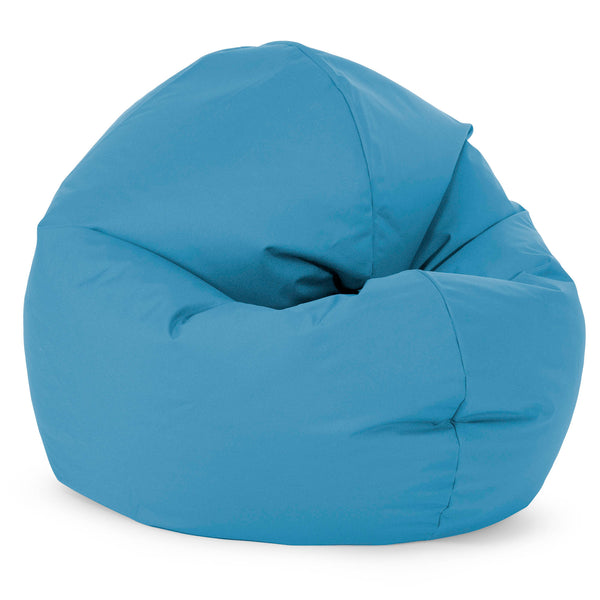 Flexforma Junior Children's Bean Bag Chair 2-14 yr - Outdoor Easy Care Turquoise Blue 01