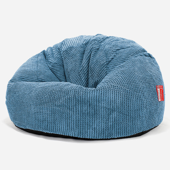 Classic Bean Bag Chair - Pom Pom Sky Blue 01