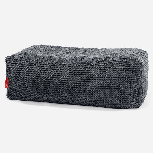 Large Footstool - Pom Pom Black 01