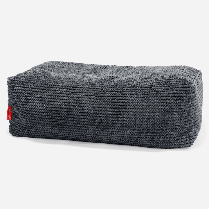 Large Footstool - Pom Pom Black 01