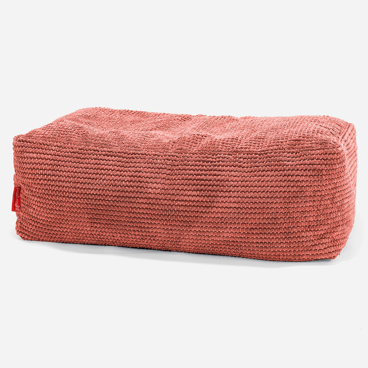 Large Footstool - Pom Pom Pumpkin Orange 01