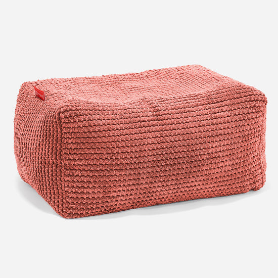Small Footstool - Pom Pom Pumpkin Orange 01