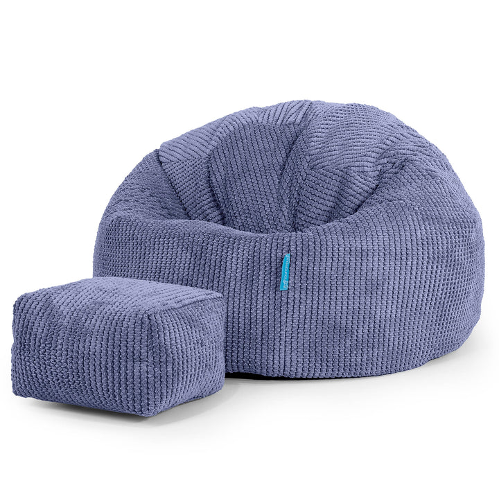 Classic Kids Bean Bag Chair 1-5 yr - Pom Pom Purple 02