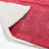 Sherpa Throw / Blanket - Pom Pom Pastel Red 01