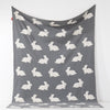 Throw / Blanket - Knitted Rabbit 01