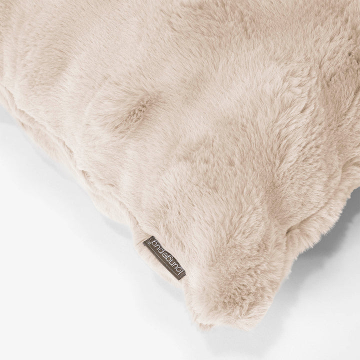 Rectangular Scatter Cushion Cover 35 x 50cm - Bubble Faux Fur Cream 02