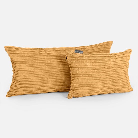 Rectangular Scatter Cushion Cover 35 x 50cm - Cord Golden Honey 03