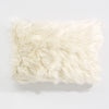 Rectangular Scatter Cushion Cover 35 x 50cm - Mongolian Fur Cream 01