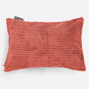 Rectangular Scatter Cushion Cover 35 x 50cm - Pom Pom Pumpkin Orange
