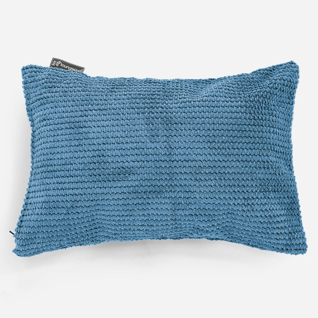 Rectangular Scatter Cushion Cover 35 x 50cm - Pom Pom Sky Blue 01