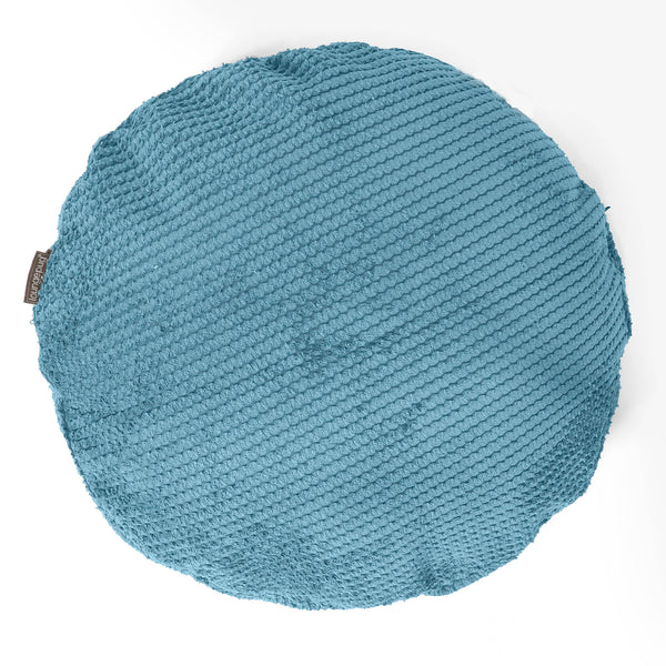 Round Scatter Cushion Cover 50cm - Pom Pom Aegean 01