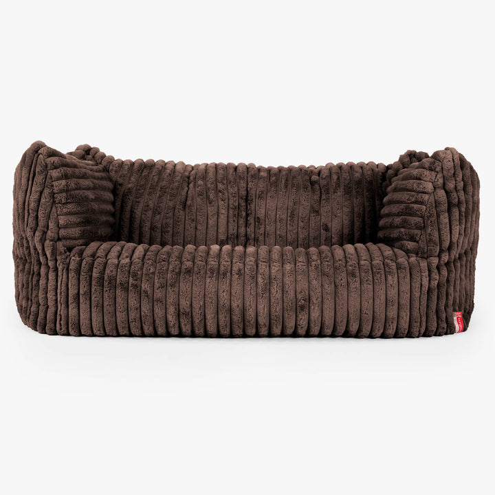 Ruben Bean Bag Sofa - Ultra Plush Cord Sable 01