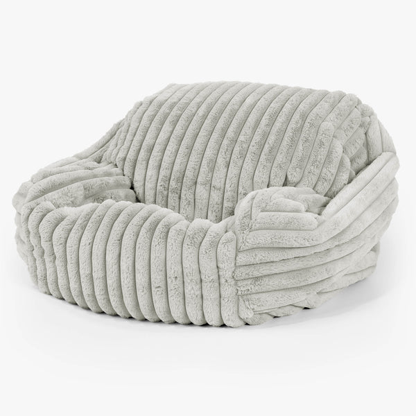 Sabine Bean Bag Armchair - Ultra Plush Cord Sage Green 01