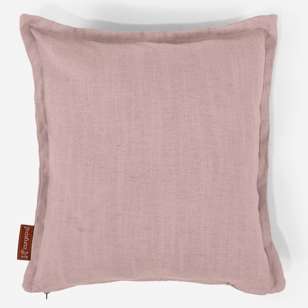 Scatter Cushion Cover 47 x 47cm - Linen Look Rose 01